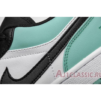 Air Jordan 1 Low Emerald Rise 553558-117 White/Emerald Rise-Black Sneakers