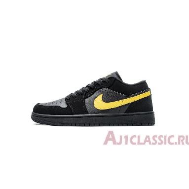 Air Jordan 1 Low Black University Gold 553558-071 Black/University Gold/Black Sneakers