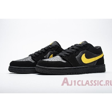 Air Jordan 1 Low Black University Gold 553558-071 Black/University Gold/Black Sneakers