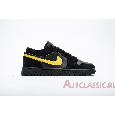 Air Jordan 1 Low Black University Gold 553558-071 Black/University Gold/Black Sneakers