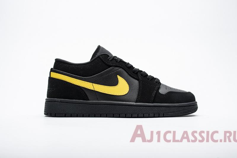 New Air Jordan 1 Low "Black University Gold" 553558-071 Shoes