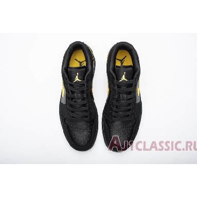 Air Jordan 1 Low Black University Gold 553558-071 Black/University Gold/Black Sneakers