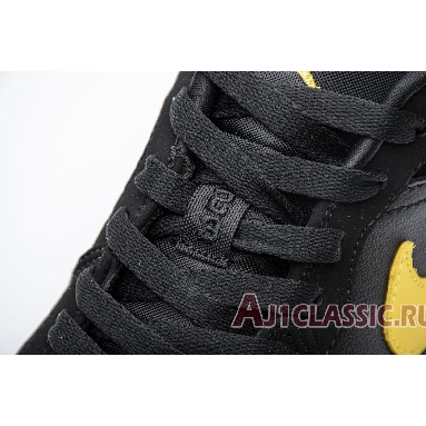 Air Jordan 1 Low Black University Gold 553558-071 Black/University Gold/Black Mens Womens Shoes