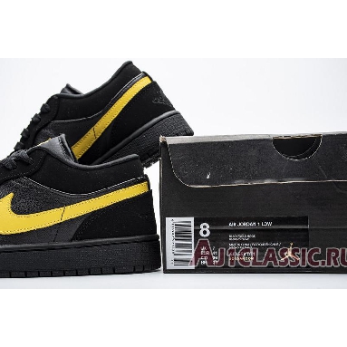 Air Jordan 1 Low Black University Gold 553558-071 Black/University Gold/Black Sneakers