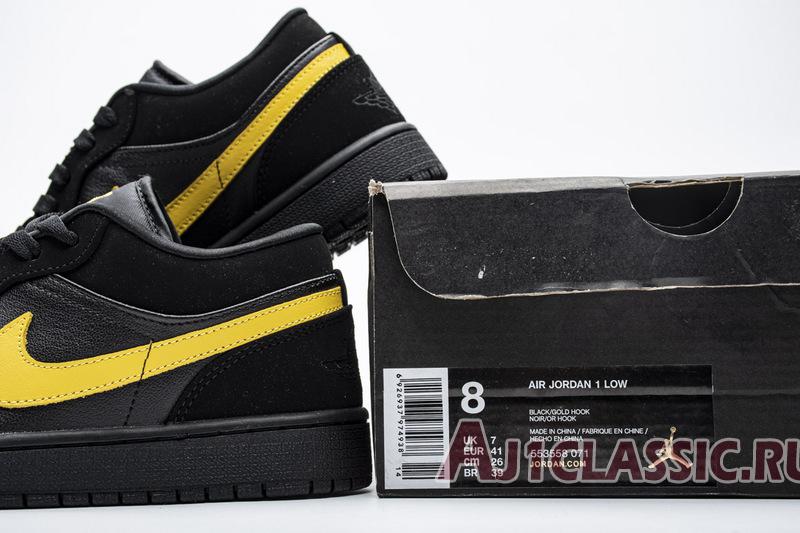 Air Jordan 1 Low "Black University Gold" 553558-071