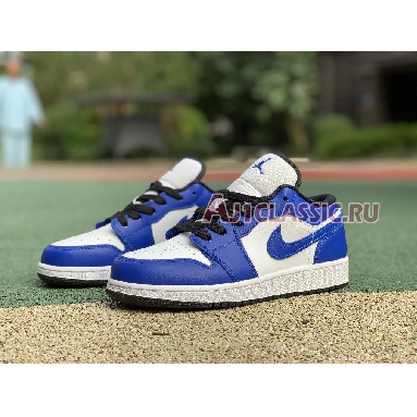 Air Jordan 1 Low Game Royal 553560-124 White/Game Royal/Black Mens Womens Shoes