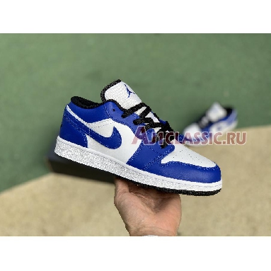 Air Jordan 1 Low Game Royal 553560-124 White/Game Royal/Black Mens Womens Shoes