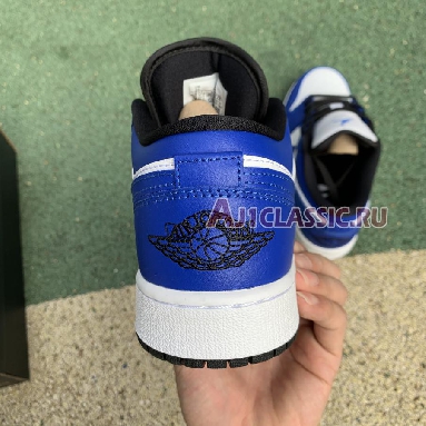 Air Jordan 1 Low Game Royal 553560-124 White/Game Royal/Black Mens Womens Shoes