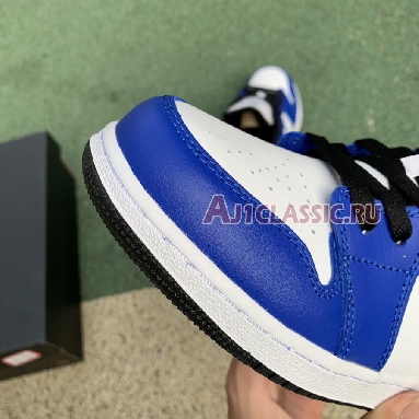 Air Jordan 1 Low Game Royal 553560-124 White/Game Royal/Black Mens Womens Shoes