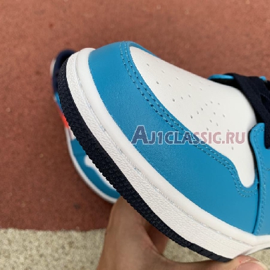 Air Jordan 1 Low Game Time CV4892-100 White/Flash Crimson/Comet Blue Mens Womens Shoes