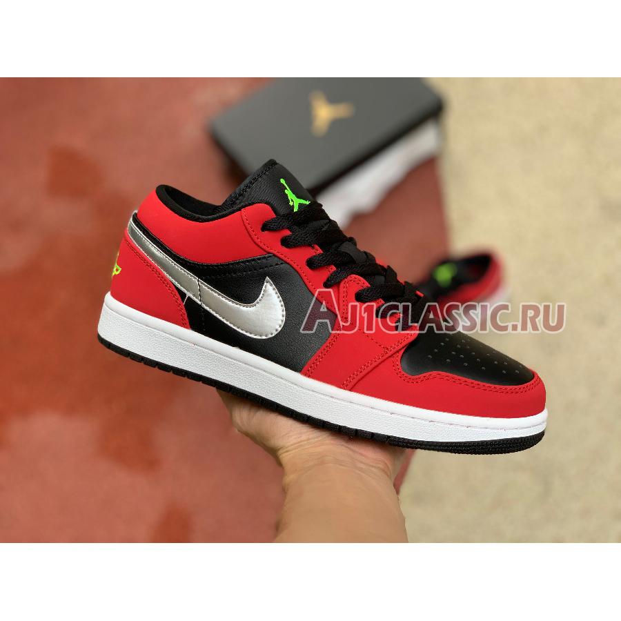 Air Jordan 1 Low "Gym Red Green Pulse" 553558-036