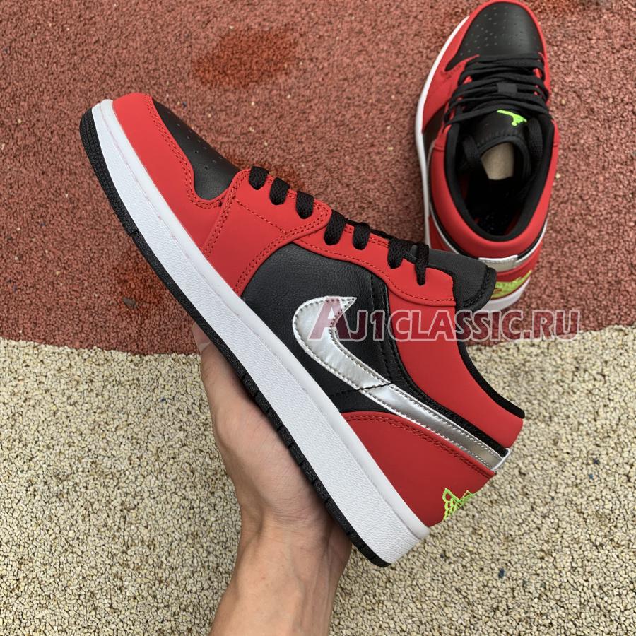 Air Jordan 1 Low "Gym Red Green Pulse" 553558-036