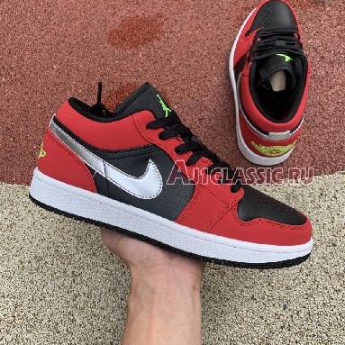 Air Jordan 1 Low Gym Red Green Pulse 553558-036 Black/Green Pulse-Gym Red Sneakers