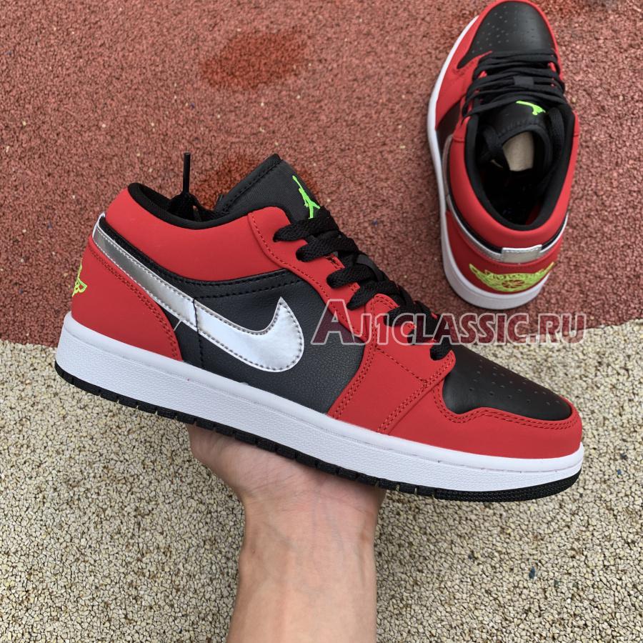 Air Jordan 1 Low "Gym Red Green Pulse" 553558-036