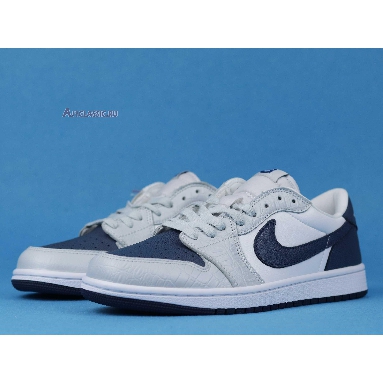 Air Jordan 1 Low Grey Navy CW8576-200 Grey/White/Navy/Blue Sneakers