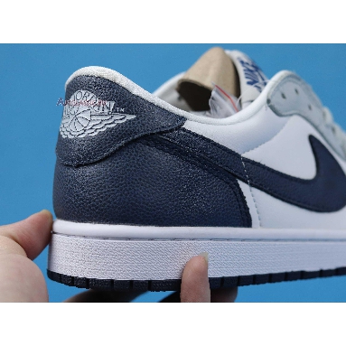 Air Jordan 1 Low Grey Navy CW8576-200 Grey/White/Navy/Blue Sneakers