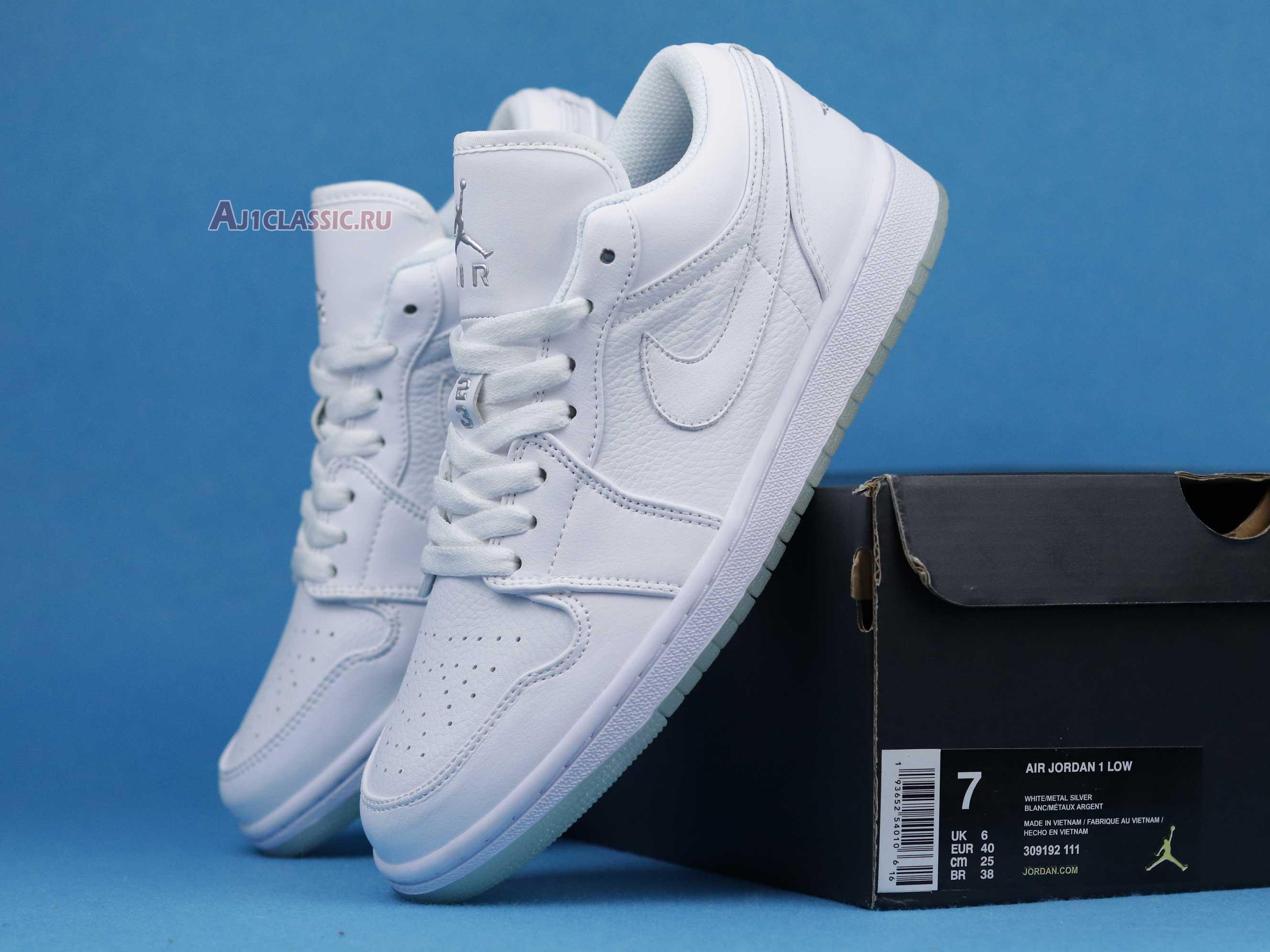 Air Jordan 1 Low Retro "White" 309192-111