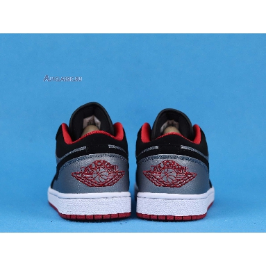 Air Jordan 1 Retro Low Dark Grey Black 553558-002 Black/Gym Red-Dark Grey Sneakers