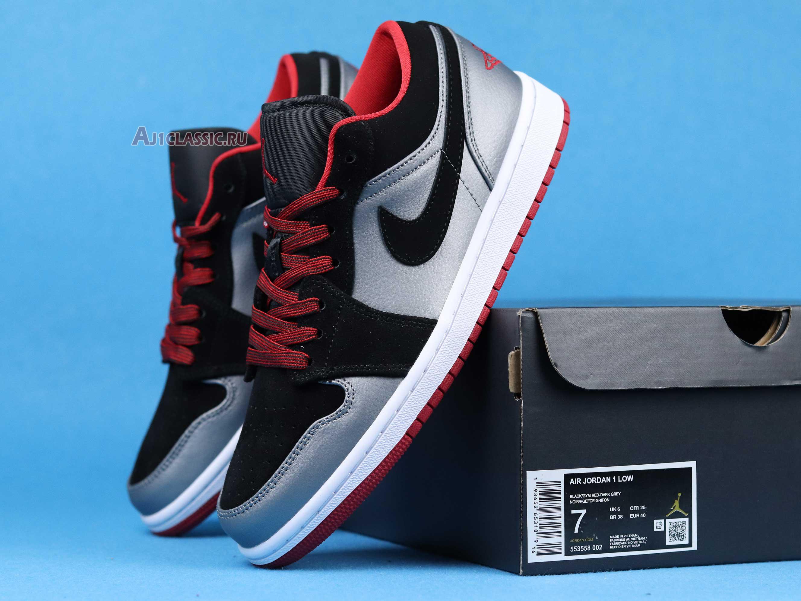 Air Jordan 1 Retro Low "Dark Grey Black" 553558-002