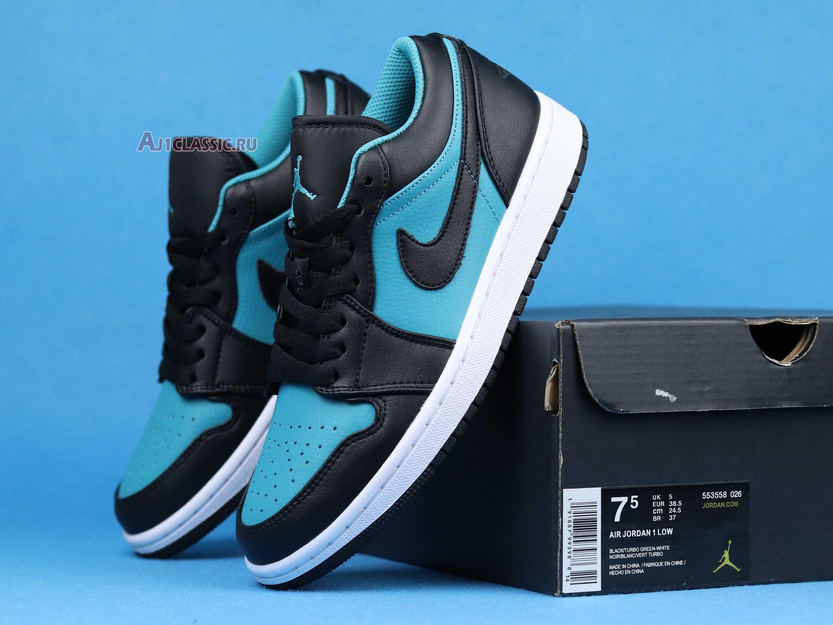 Air Jordan 1 Retro Low "Blue Black" 553558-026