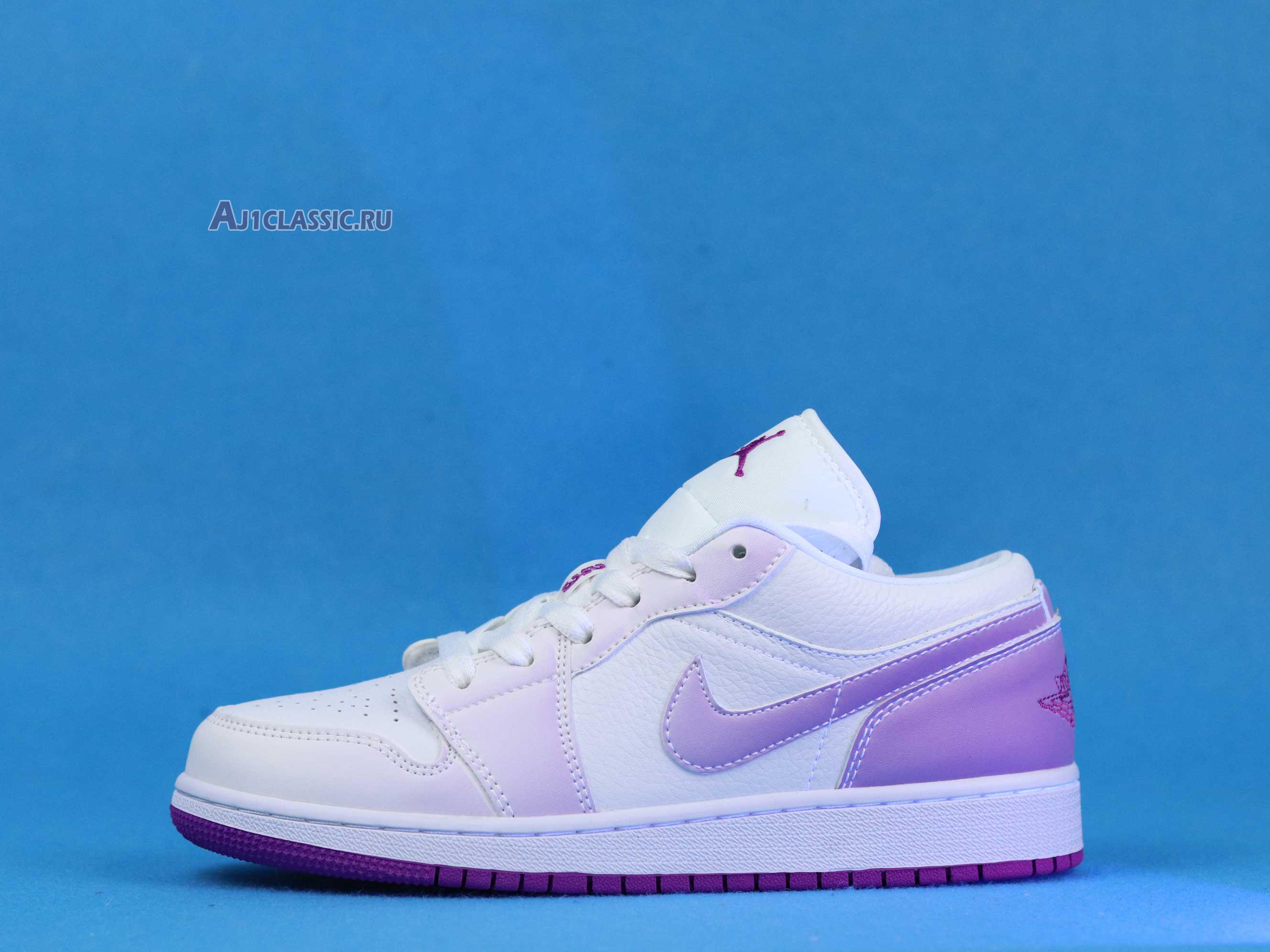 New Air Jordan 1 Low SE "Court Purple Discoloration" 555112-ID Shoes