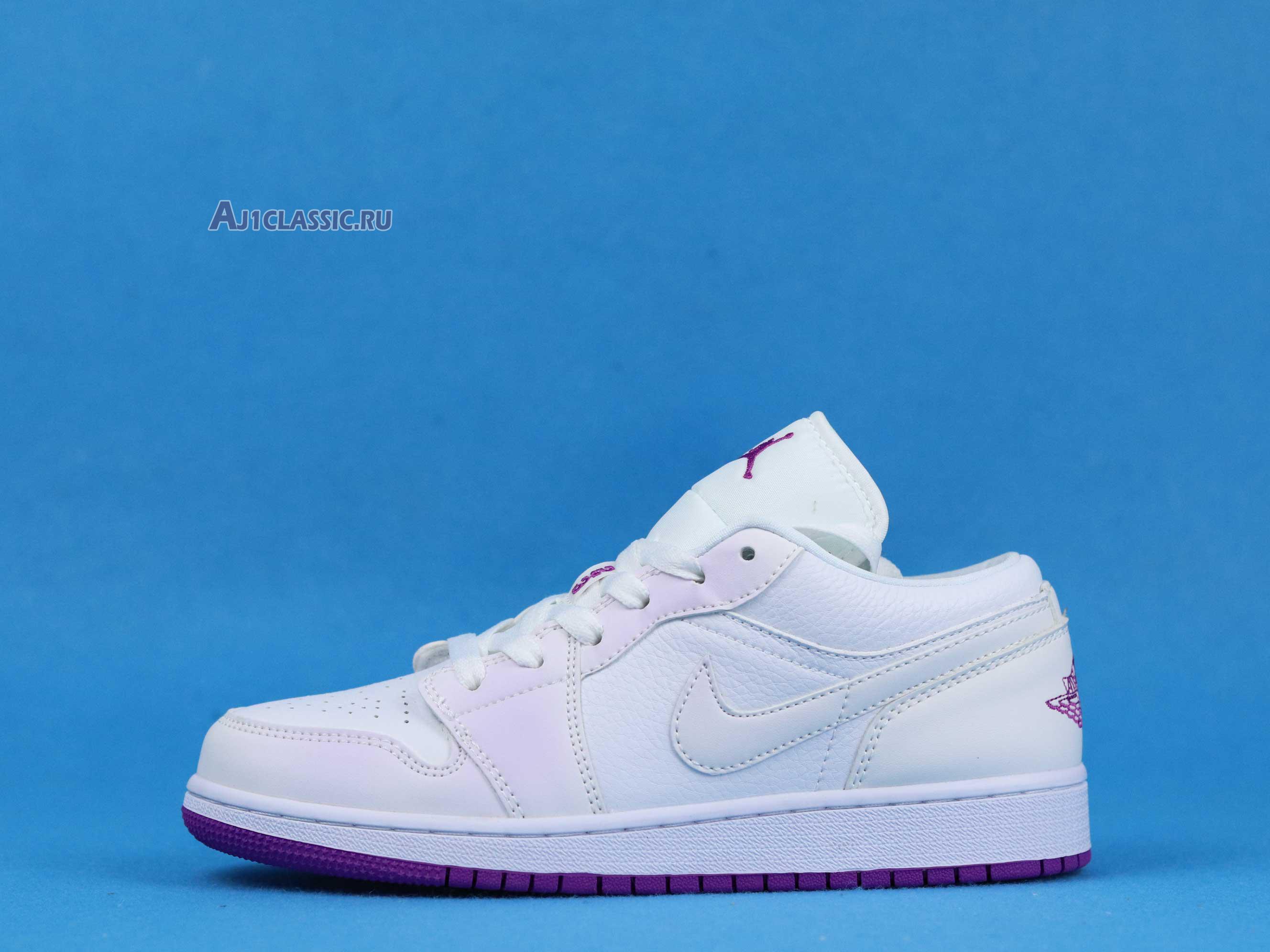 New Air Jordan 1 Low SE "Court Purple Discoloration" 555112-ID Shoes