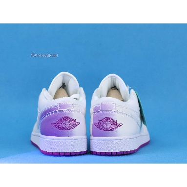 Air Jordan 1 Low SE Court Purple Discoloration 555112-ID White/Purple Sneakers