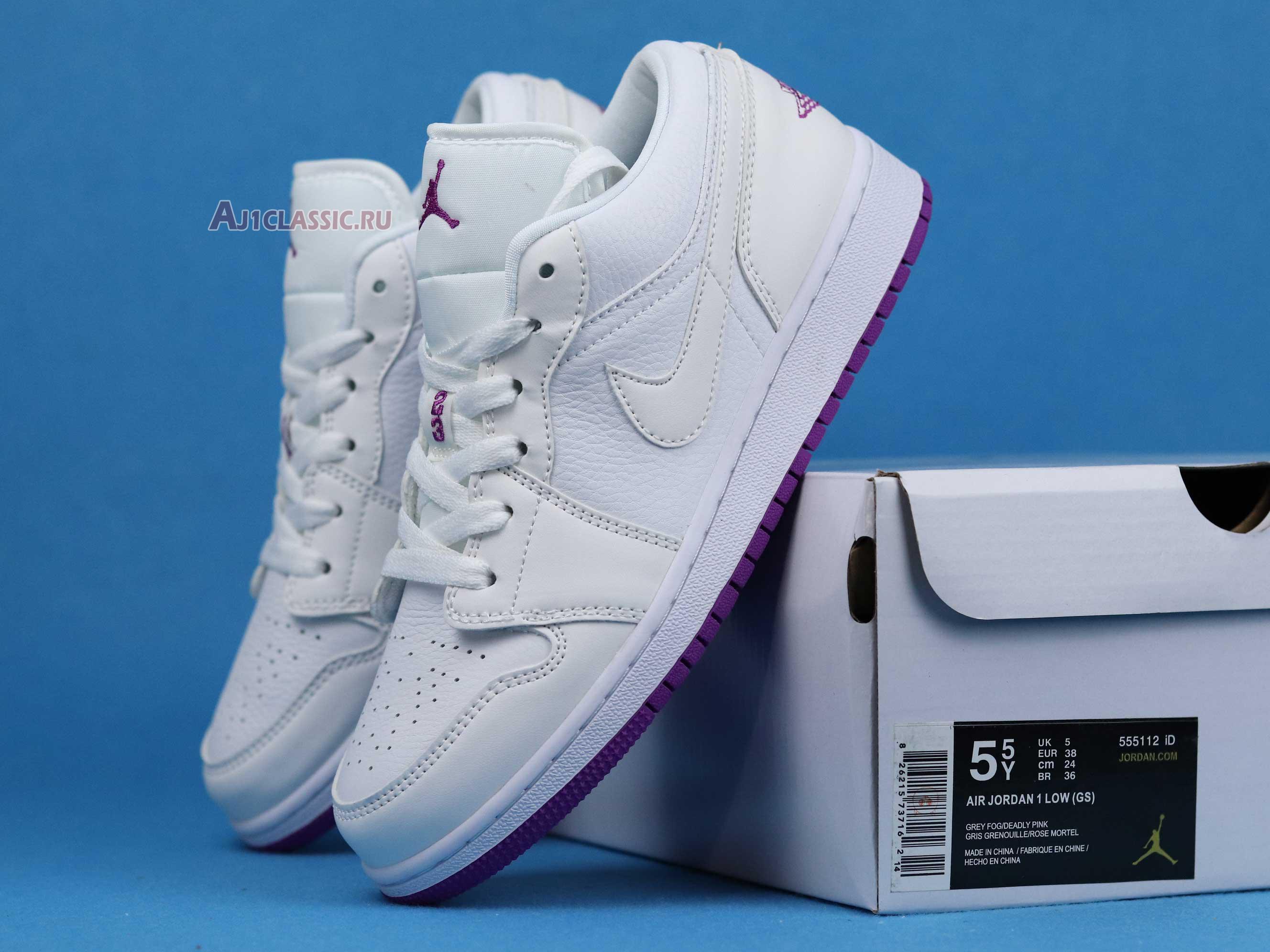 Air Jordan 1 Low SE "Court Purple Discoloration" 555112-ID