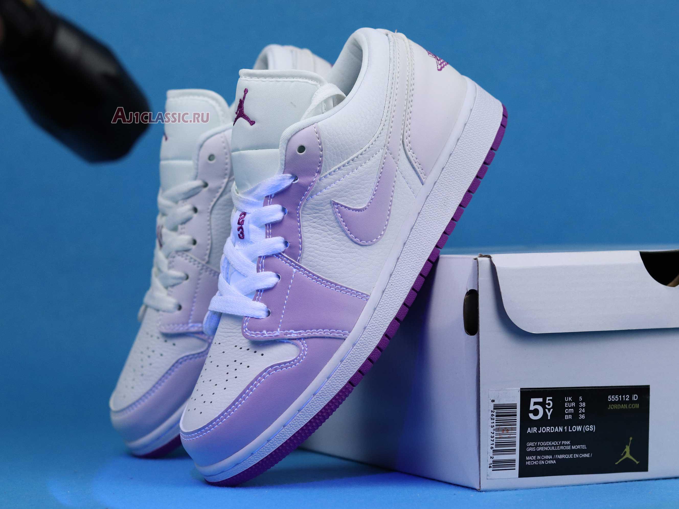 Air Jordan 1 Low SE "Court Purple Discoloration" 555112-ID