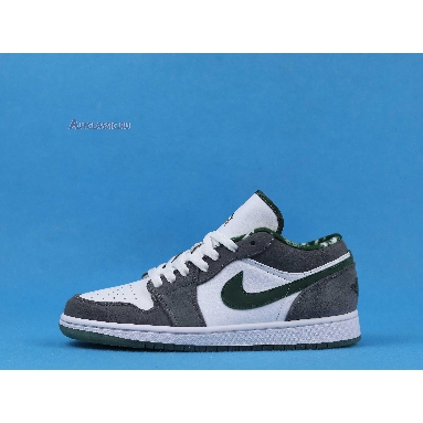 Air Jordan 1 Retro Low Northside 309192-131 White/Deep Forest-Light Grgaphite Sneakers