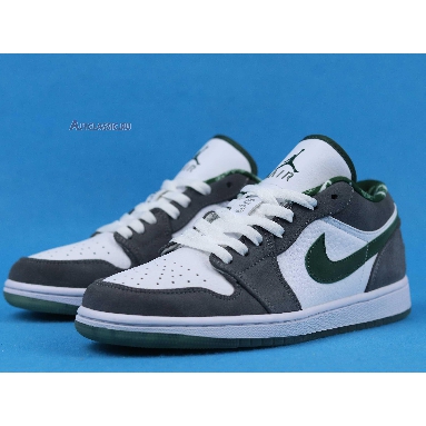 Air Jordan 1 Retro Low Northside 309192-131 White/Deep Forest-Light Grgaphite Sneakers