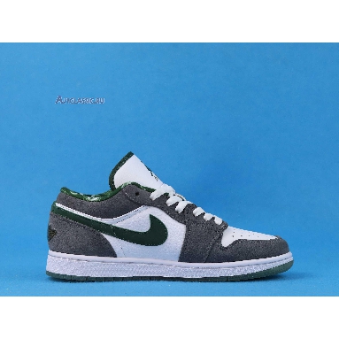 Air Jordan 1 Retro Low Northside 309192-131 White/Deep Forest-Light Grgaphite Sneakers