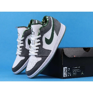 Air Jordan 1 Retro Low Northside 309192-131 White/Deep Forest-Light Grgaphite Mens Womens Shoes