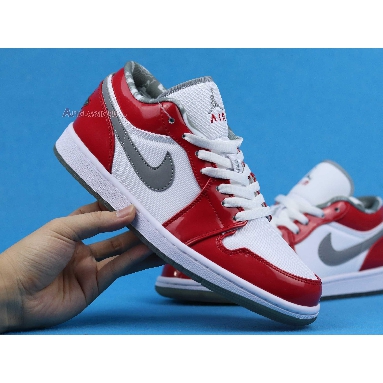 Air Jordan 1 Retro Low South Side 309192-171 White/Stealth-Varsity Red Mens Womens Shoes