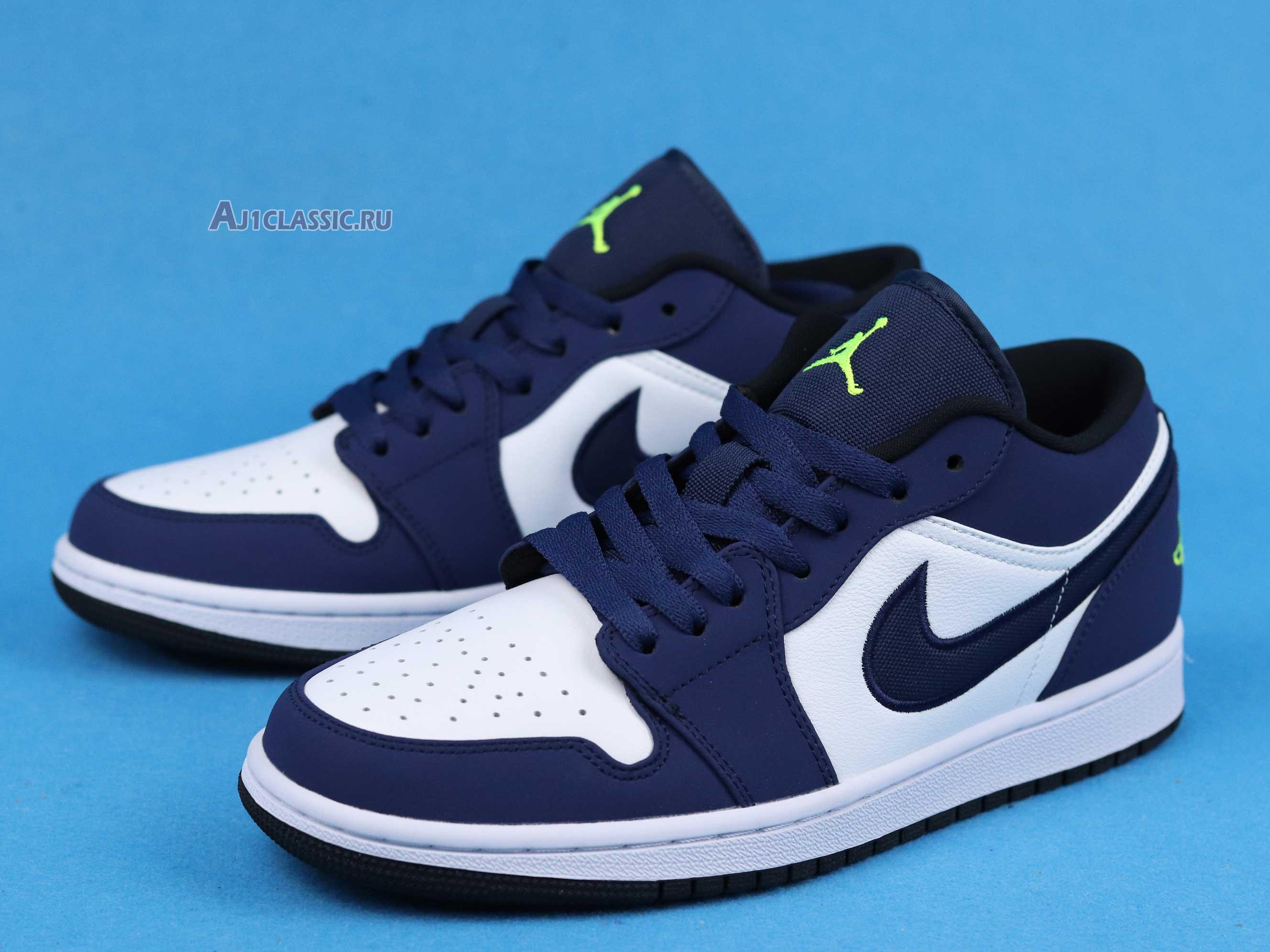 New Air Jordan 1 Retro Low "Insignia Blue" 553558-405 Shoes