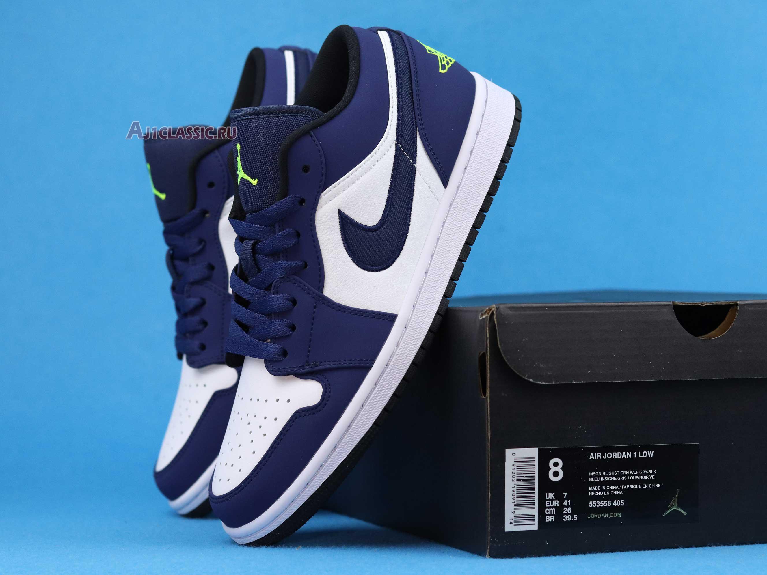 Air Jordan 1 Retro Low "Insignia Blue" 553558-405