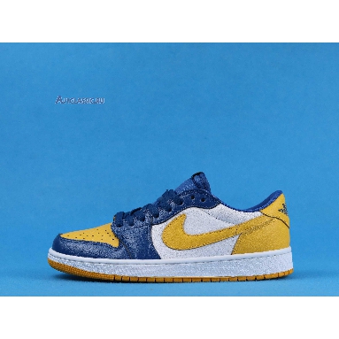 Air Jordan 1 Retro Low Michigan PE CZ6909-200 White/Amarillo Sneakers