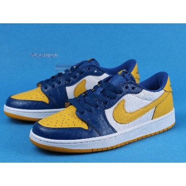 Air Jordan 1 Retro Low Michigan PE CZ6909-200 White/Amarillo Sneakers