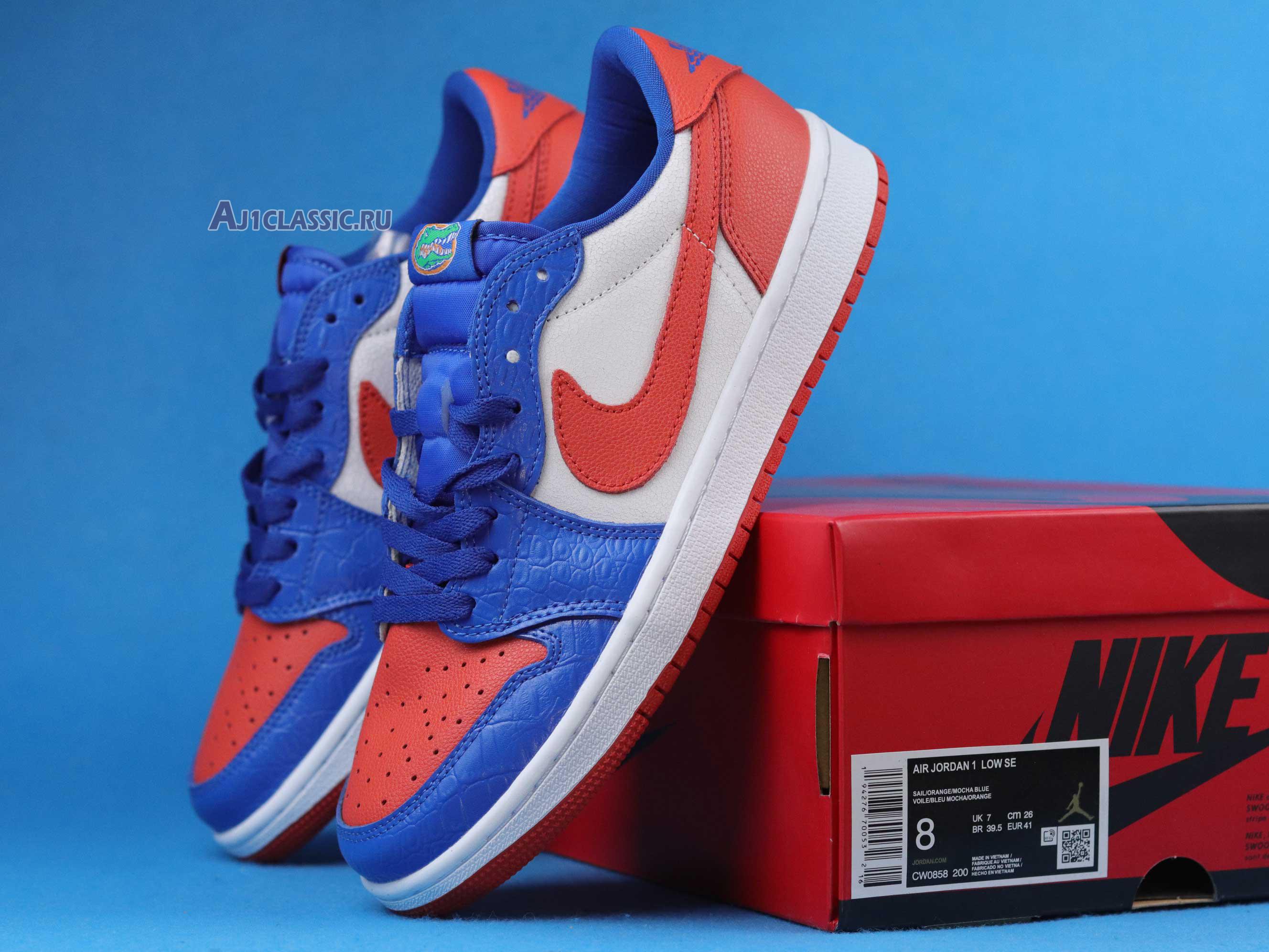 Air Jordan 1 Low "West Coast Blue Orange" CW0858-200