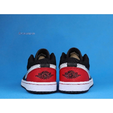 Air Jordan 1 Low Brushstroke Swoosh - Black Red DA4659-001 Brushstroke Swoosh - Black Red Mens Womens Shoes