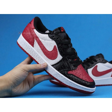 Air Jordan 1 Low Gym Red - Black CW0192-200 Gym Red/Black-White Mens Womens Shoes