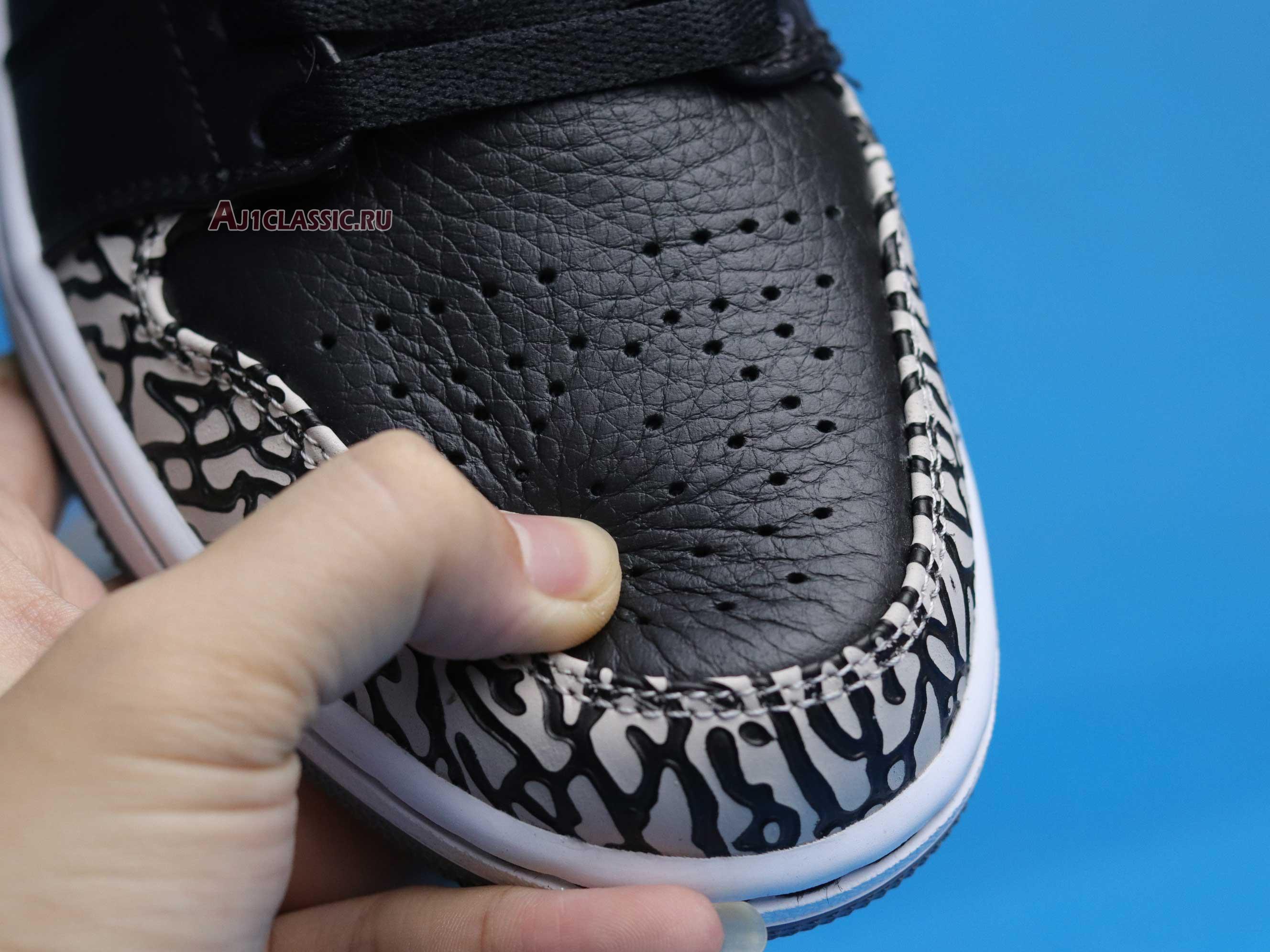 Air Jordan 1 Phat Low "Black Cement" 350571-061