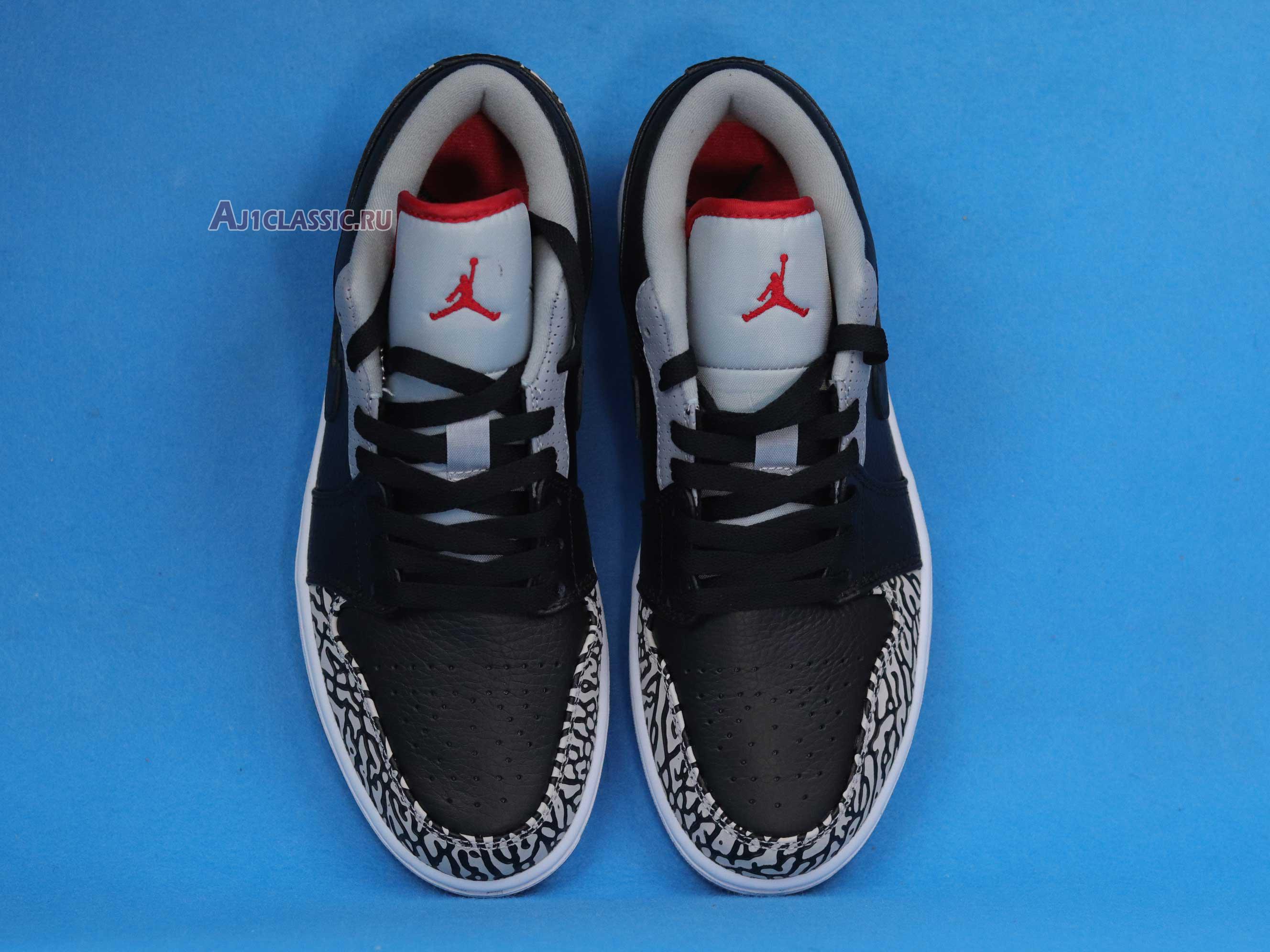 Air Jordan 1 Phat Low "Black Cement" 350571-061