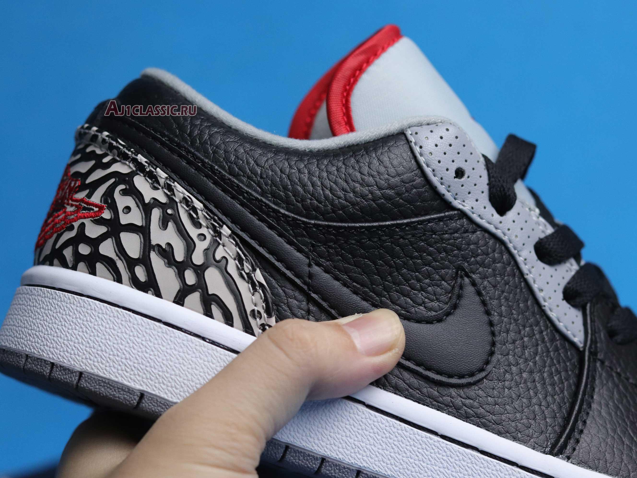 Air Jordan 1 Phat Low "Black Cement" 350571-061