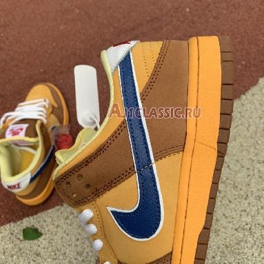 Nike Dunk Low SB Premium Newcastle Brown Ale 313170-741 Gold/Atantic Blue Mens Womens Shoes