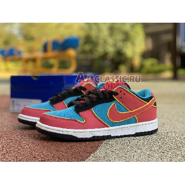 Nike Dunk Low Premium SB Pacman 313170-461 Chlorine Blue/Cersie/Red Mens Womens Shoes