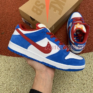 Nike SB Dunk Low Doraemon CI2692-400-02 Light Photo Blue/University Red Mens Womens Shoes