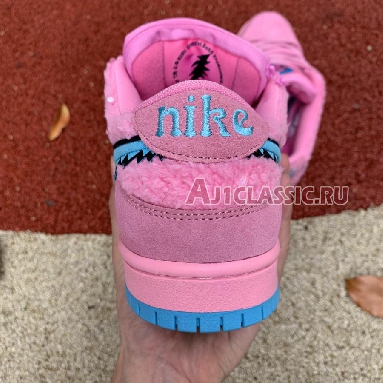 Grateful Dead x Nike SB Dunk Low Pink Bear CJ5378-600 Pink/Blue Fury Sneakers