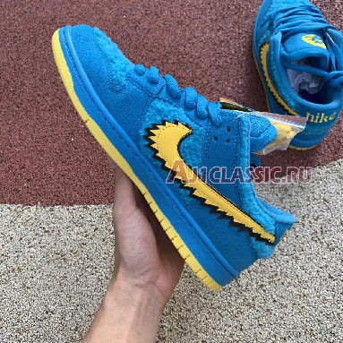 Grateful Dead x Nike SB Dunk Low Blue Bear CJ5378-400 Sky Blue/Yellow Sneakers