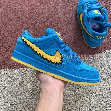 Grateful Dead x Nike SB Dunk Low Blue Bear CJ5378-400 Sky Blue/Yellow Sneakers